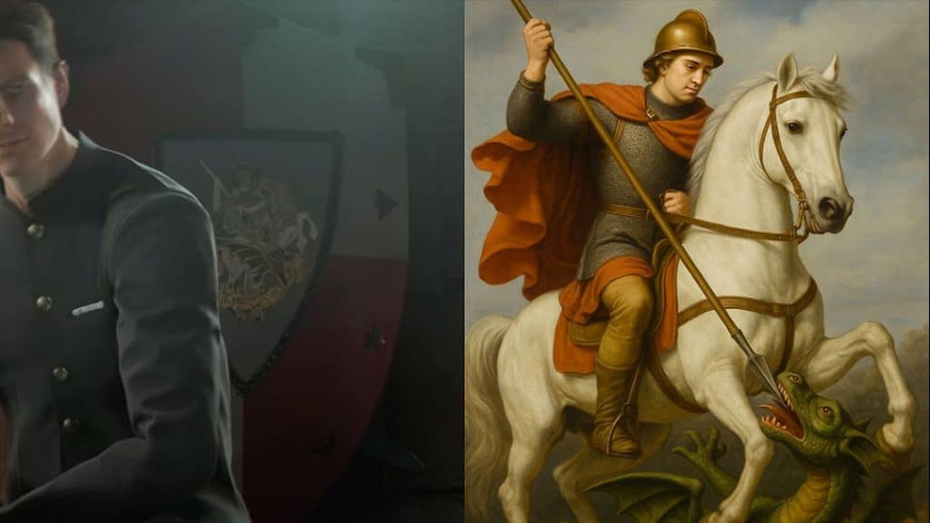 Comparing a 007: First Light Screenshot with an image of St. George