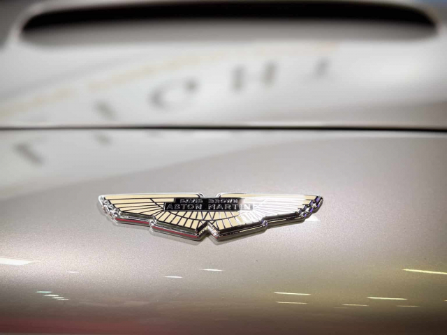 Aston Martin DB5 on display at the 007: First Light booth by IO Interactive during Gamescom 2025