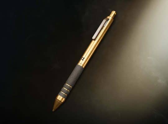 Golden variant of a pen from the Gleaming Skin Pack in 007: First Light, sparking speculation about the return of GoldenEye’s (1995) explosive pen