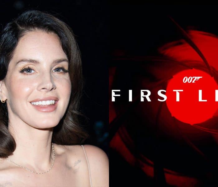 Lana Del Rey alongside the 007: First Light logo, sparking speculation about her potential theme song for IO Interactive’s upcoming James Bond game.