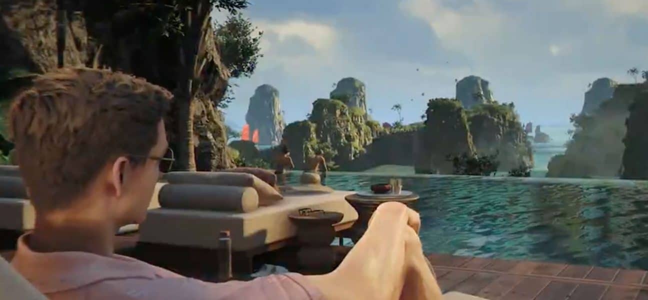 Bond enjoying the view at The Pearl Resort in Vietnam. 007 First Light Screenshot