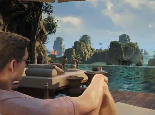 Bond enjoying the view at The Pearl Resort in Vietnam. 007 First Light Screenshot