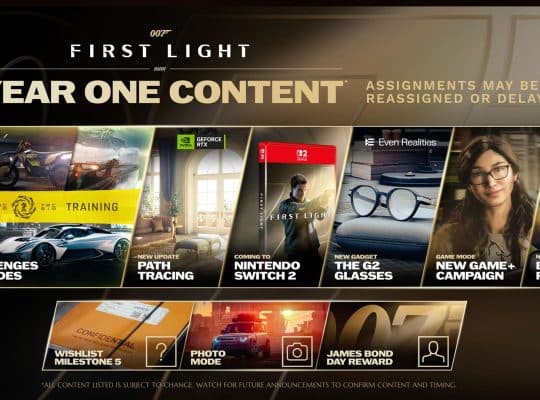 007 First Light Year One Content Roadmap